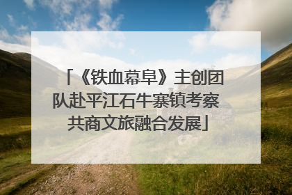 《铁血幕阜》主创团队赴平江石牛寨镇考察 共商文旅融合发展
