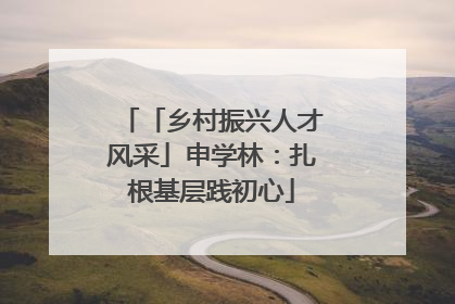 「乡村振兴人才风采」申学林：扎根基层践初心