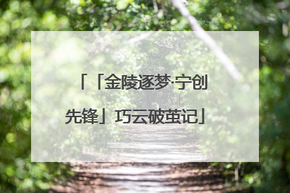 「金陵逐梦·宁创先锋」巧云破茧记