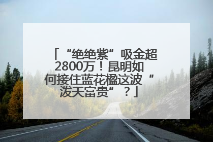 “绝绝紫”吸金超2800万！昆明如何接住蓝花楹这波“泼天富贵”？