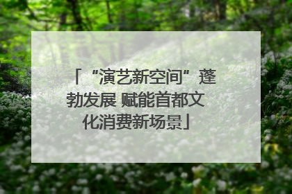 “演艺新空间”蓬勃发展 赋能首都文化消费新场景