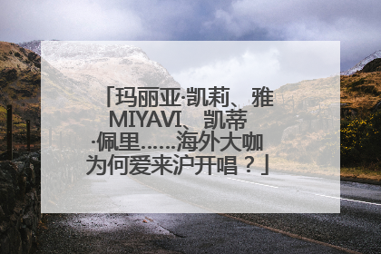 玛丽亚·凯莉、雅MIYAVI、凯蒂·佩里……海外大咖为何爱来沪开唱？