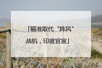 瞄准取代“阵风”战机，印度官宣