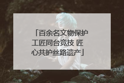 百余名文物保护工匠同台竞技 匠心共护丝路遗产