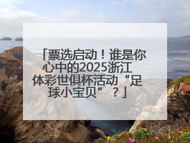 票选启动！谁是你心中的2025浙江体彩世俱杯活动“足球小宝贝”？