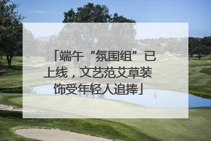 端午“氛围组”已上线，文艺范艾草装饰受年轻人追捧