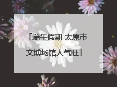 端午假期 太原市文博场馆人气旺