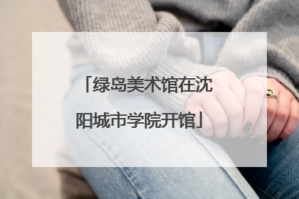 绿岛美术馆在沈阳城市学院开馆