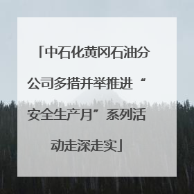 中石化黄冈石油分公司多措并举推进“安全生产月”系列活动走深走实
