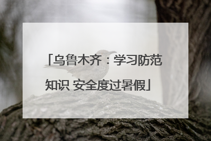乌鲁木齐：学习防范知识 安全度过暑假