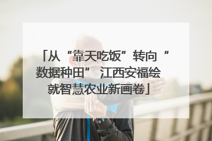 从“靠天吃饭”转向“数据种田” 江西安福绘就智慧农业新画卷