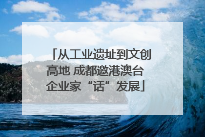 从工业遗址到文创高地 成都邀港澳台企业家“话”发展
