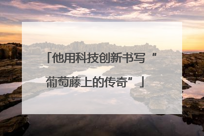 他用科技创新书写“葡萄藤上的传奇”
