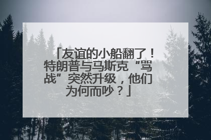 友谊的小船翻了！特朗普与马斯克“骂战”突然升级，他们为何而吵？