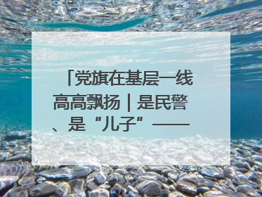 党旗在基层一线高高飘扬｜是民警、是“儿子”——申飞飞在太行山中的一线坚守