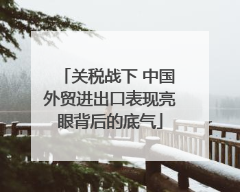 关税战下 中国外贸进出口表现亮眼背后的底气