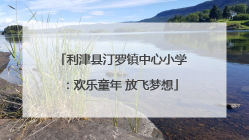 利津县汀罗镇中心小学：欢乐童年 放飞梦想