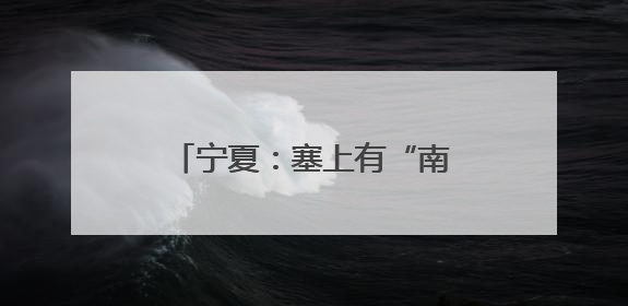宁夏：塞上有“南果” 四季别样香