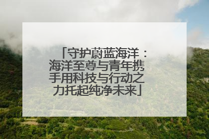 守护蔚蓝海洋：海洋至尊与青年携手用科技与行动之力托起纯净未来
