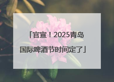 官宣！2025青岛国际啤酒节时间定了