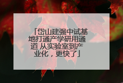 岱山建强中试基地打通产学研用通道 从实验室到产业化，更快了