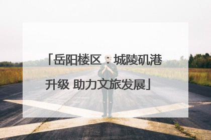 岳阳楼区：城陵矶港升级 助力文旅发展
