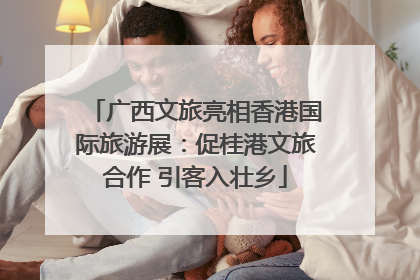 广西文旅亮相香港国际旅游展：促桂港文旅合作 引客入壮乡
