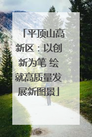 平顶山高新区：以创新为笔 绘就高质量发展新图景