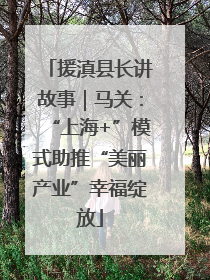援滇县长讲故事｜马关：“上海+”模式助推“美丽产业”幸福绽放