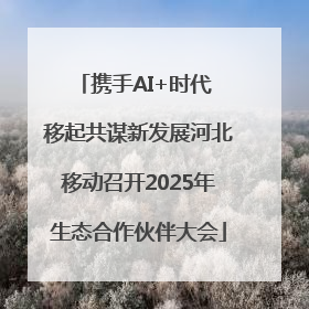 携手AI+时代 移起共谋新发展河北移动召开2025年生态合作伙伴大会
