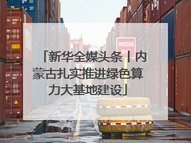 新华全媒头条丨内蒙古扎实推进绿色算力大基地建设