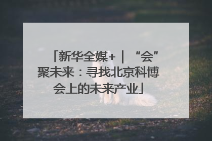 新华全媒+｜“会”聚未来：寻找北京科博会上的未来产业