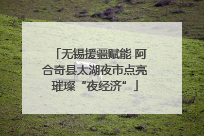 无锡援疆赋能 阿合奇县太湖夜市点亮璀璨“夜经济”