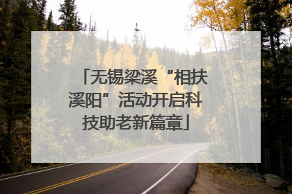 无锡梁溪“相扶溪阳”活动开启科技助老新篇章