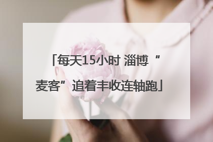 每天15小时 淄博“麦客”追着丰收连轴跑