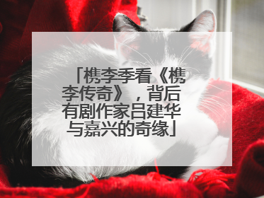 槜李季看《槜李传奇》，背后有剧作家吕建华与嘉兴的奇缘
