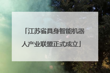 江苏省具身智能机器人产业联盟正式成立