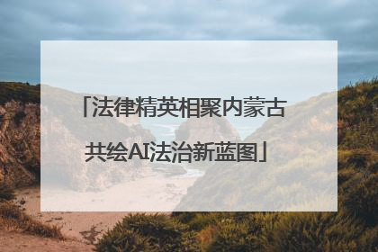 法律精英相聚内蒙古 共绘AI法治新蓝图