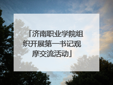 济南职业学院组织开展第一书记观摩交流活动