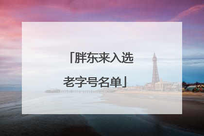 胖东来入选老字号名单