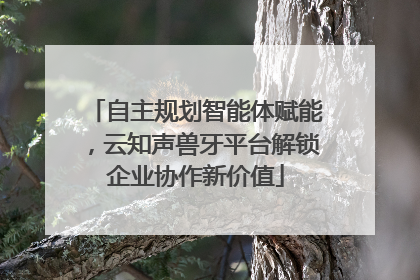 自主规划智能体赋能，云知声兽牙平台解锁企业协作新价值