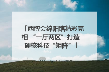 西博会绵阳馆精彩亮相 “一厅两区”打造硬核科技“矩阵”