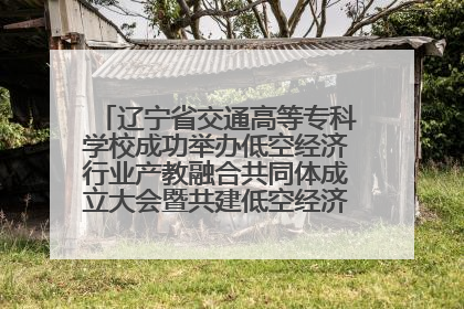辽宁省交通高等专科学校成功举办低空经济行业产教融合共同体成立大会暨共建低空经济产教融合新生态论坛