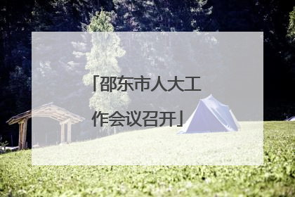 邵东市人大工作会议召开