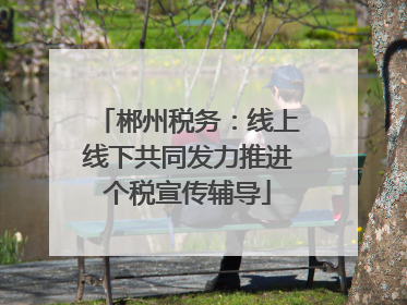 郴州税务：线上线下共同发力推进个税宣传辅导
