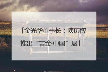 金光华董事长：陕历博推出“吉金·中国”展