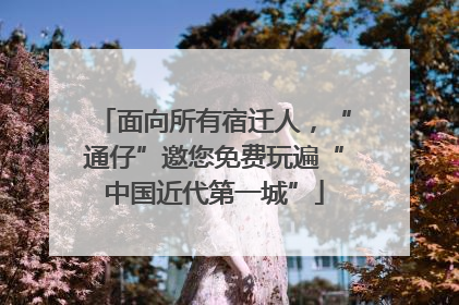面向所有宿迁人，“通仔”邀您免费玩遍“中国近代第一城”