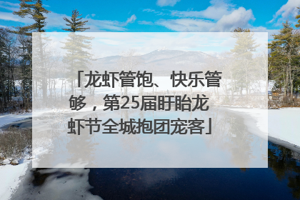 龙虾管饱、快乐管够，第25届盱眙龙虾节全城抱团宠客