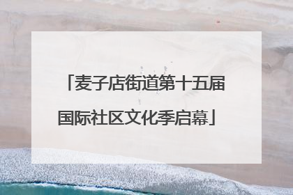 麦子店街道第十五届国际社区文化季启幕
