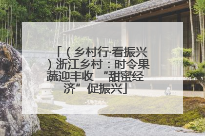 （乡村行·看振兴）浙江乡村：时令果蔬迎丰收 “甜蜜经济”促振兴